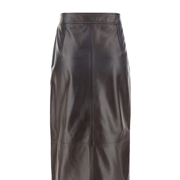 Arma Lambskin Leather Skirt NWT - Picture 4 of 8